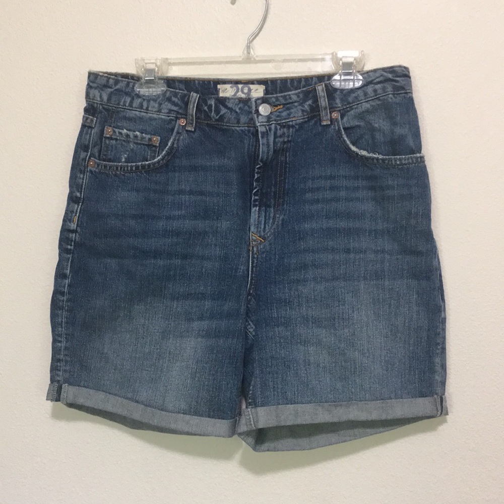 X We the Free // Jean Shorts Bermuda Cuffed Baggy